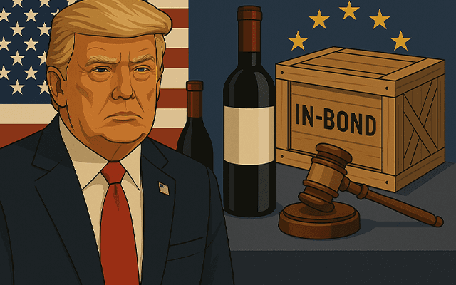Cover Image for Trump’s New Tariffs Threaten European Wine Imports — But In-Bond Storage Offers a Smart Detour for Patient Collectors